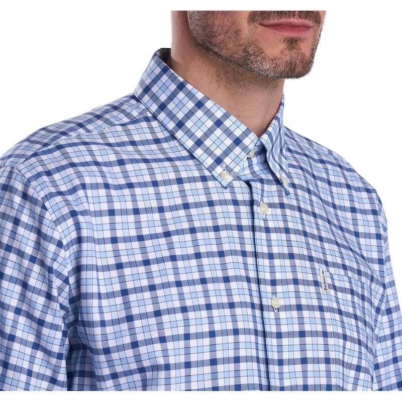 Barbour Abberton Regular Fit Mens Shirt - Blue