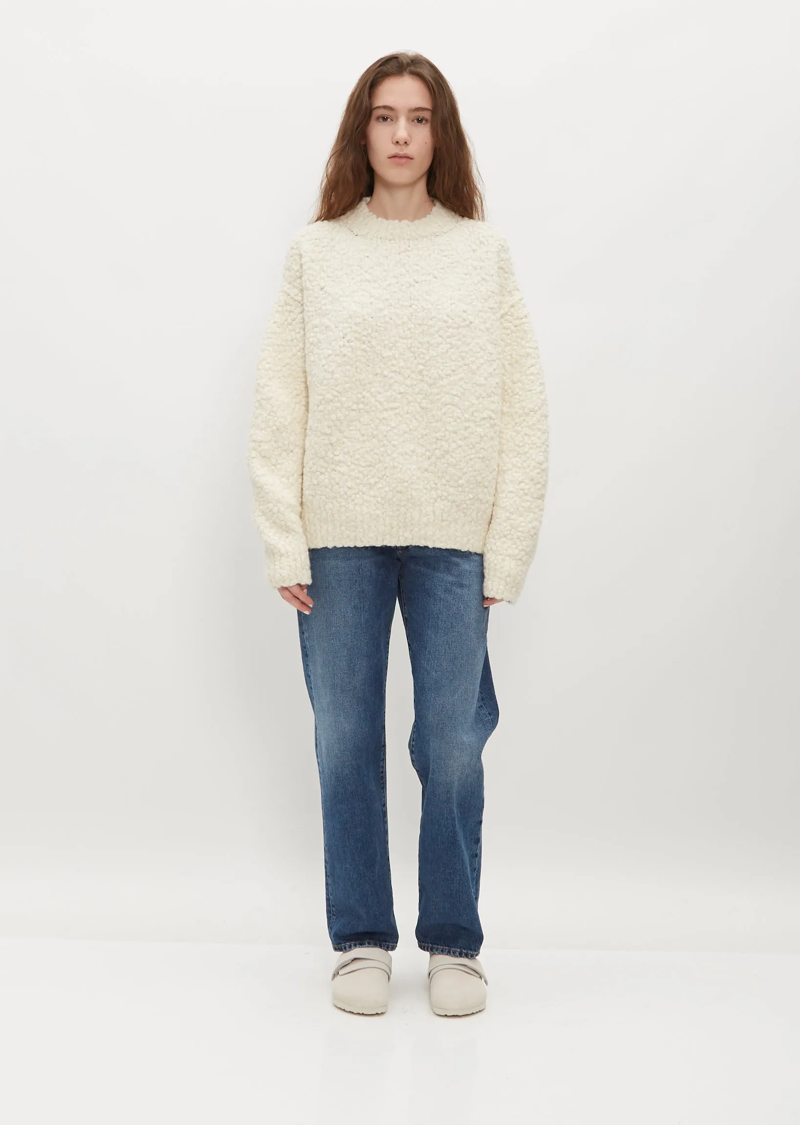 Berber Alpaca and Merino Wool Crewneck