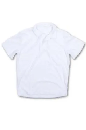 Boys Swimwear | Terry: Polo- White | Shade Critters