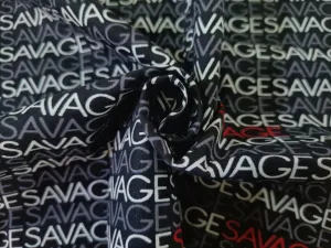 COTTON POPLIN PRINT [SAVAGES] 58" WIDE