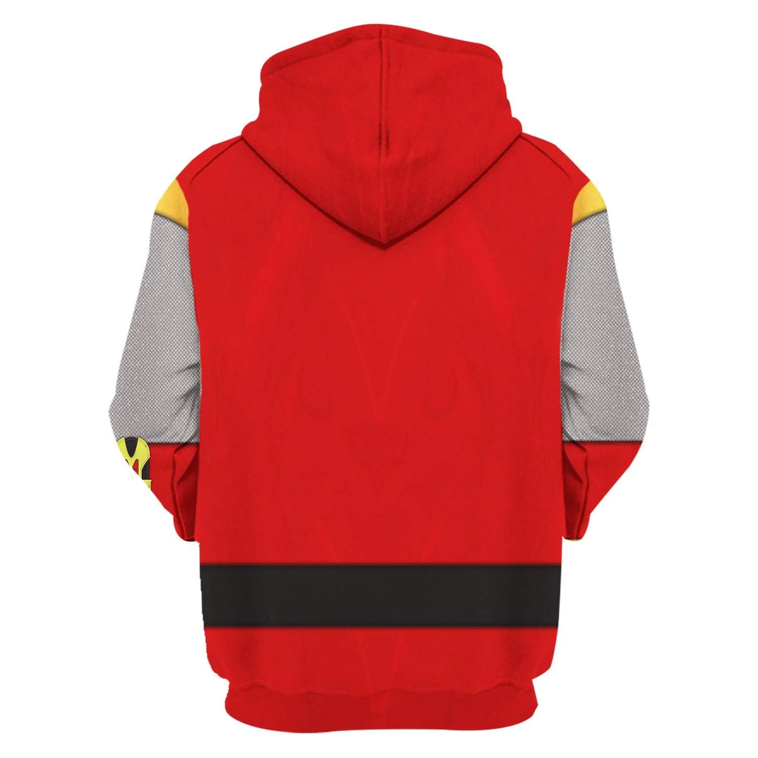 Gearhomie Power Rangers Ninja Storm Red Ranger Hoodies Sweatshirt T-shirt Hawaiian Tracksuit