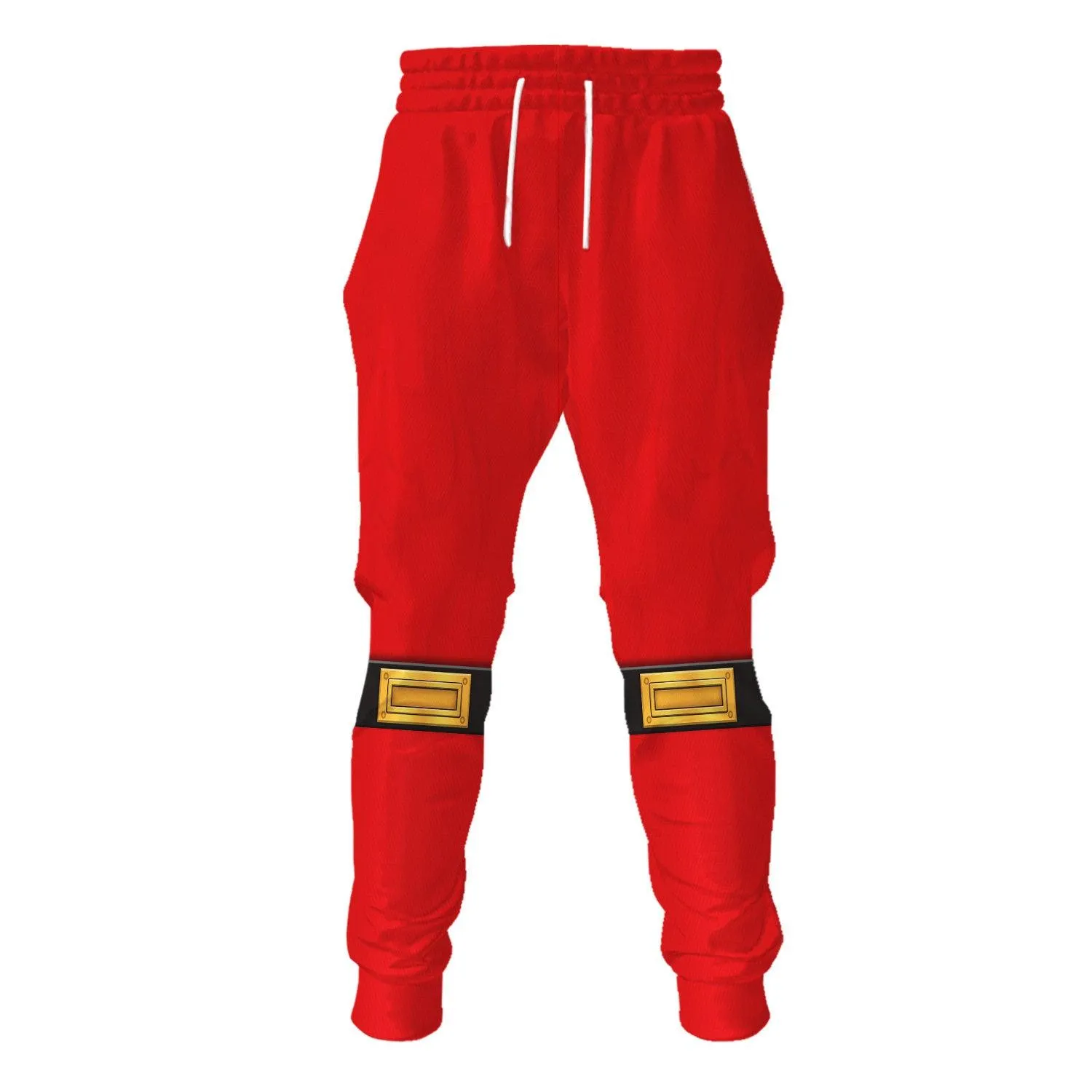 Gearhomie Power Rangers Ninja Storm Red Ranger Hoodies Sweatshirt T-shirt Hawaiian Tracksuit