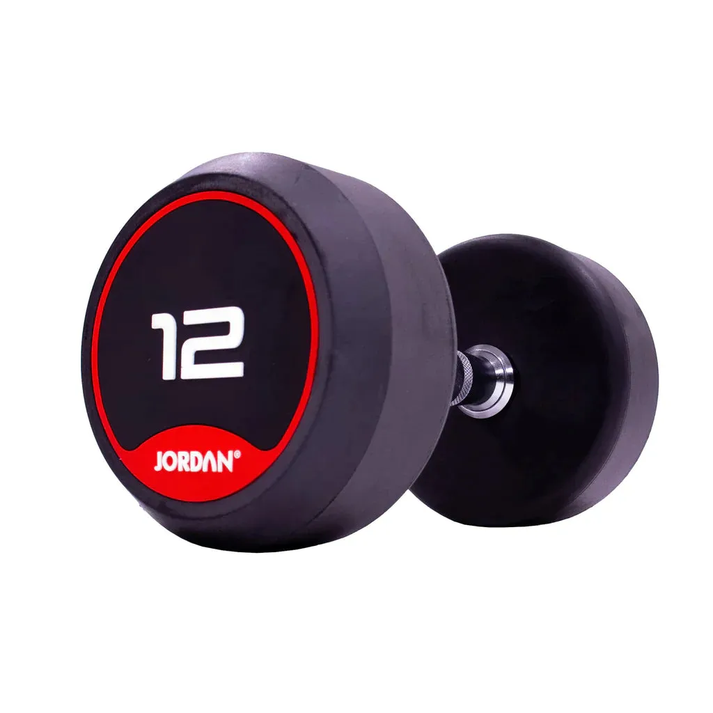 Jordan Fitness Classic Rubber Dumbbells