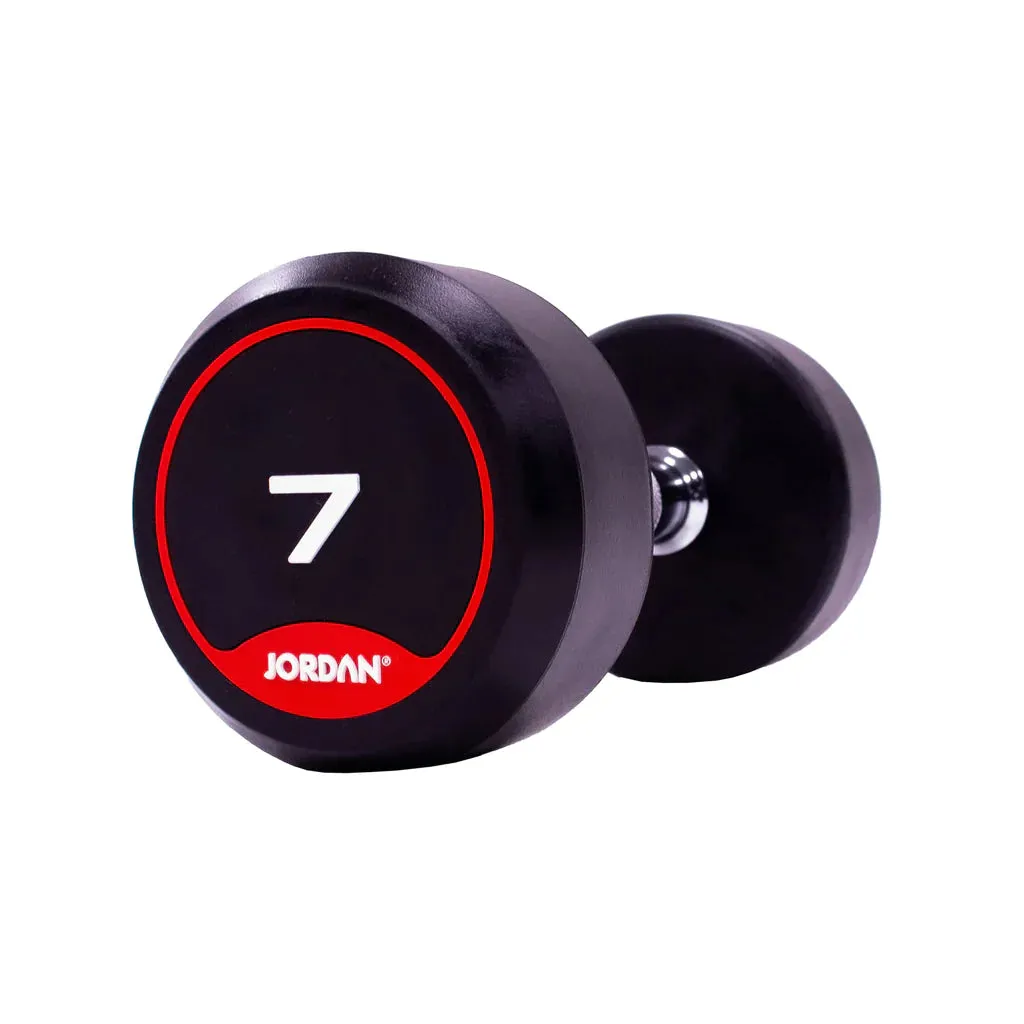 Jordan Fitness Classic Rubber Dumbbells