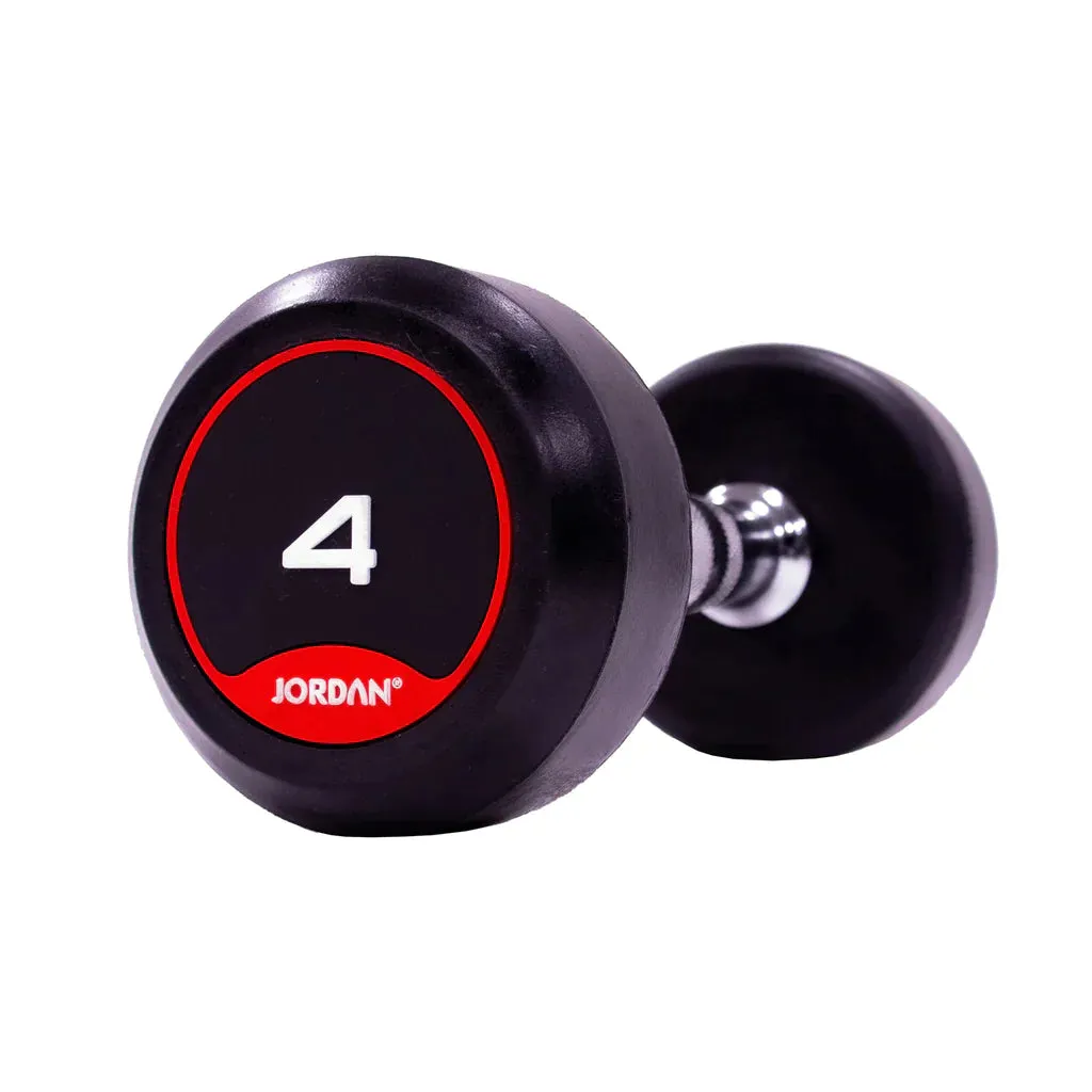 Jordan Fitness Classic Rubber Dumbbells