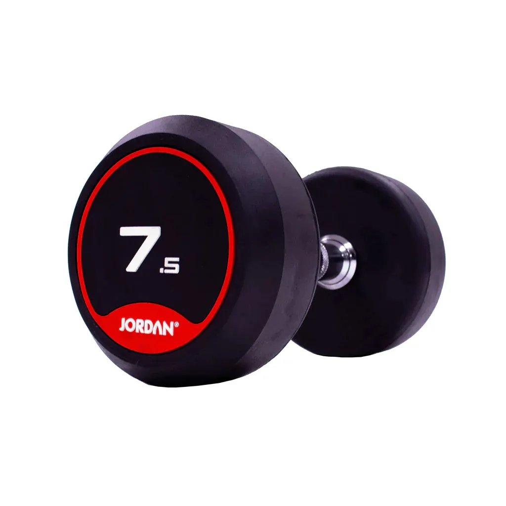 Jordan Fitness Classic Rubber Dumbbells