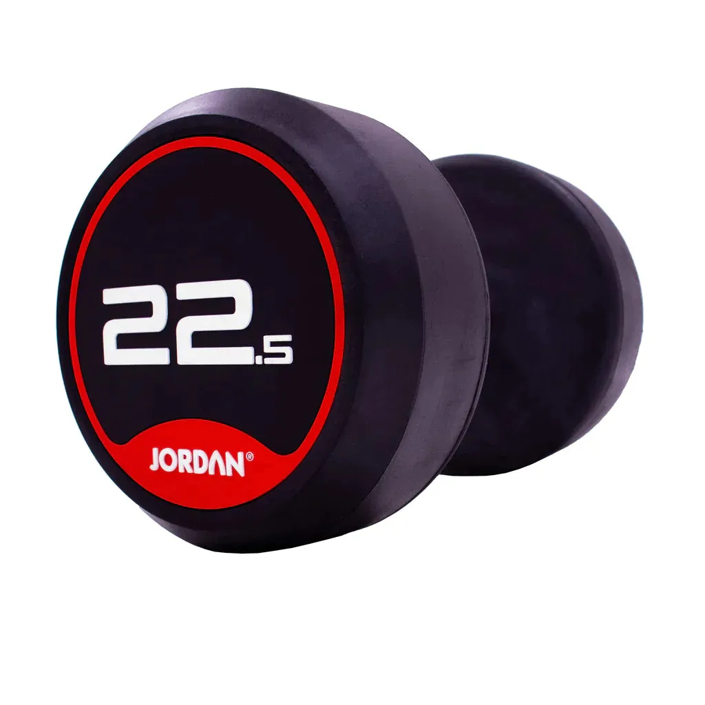 Jordan Fitness Classic Rubber Dumbbells