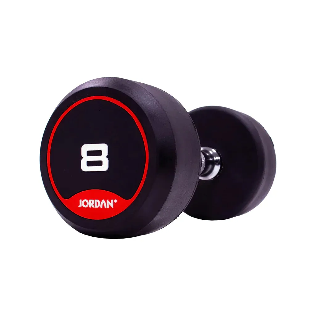 Jordan Fitness Classic Rubber Dumbbells