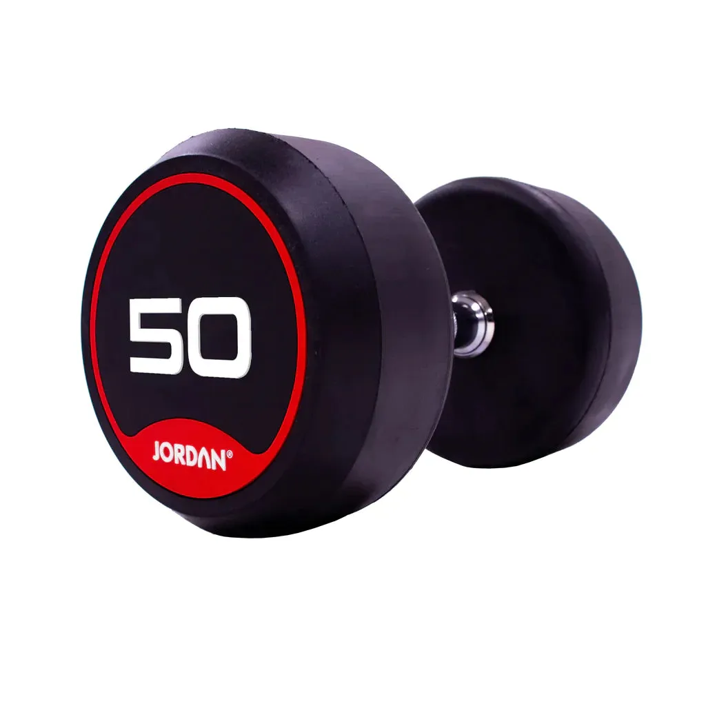 Jordan Fitness Classic Rubber Dumbbells