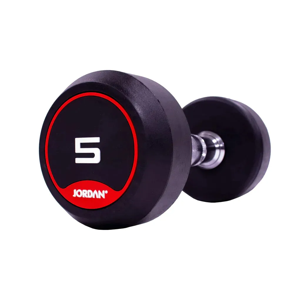 Jordan Fitness Classic Rubber Dumbbells