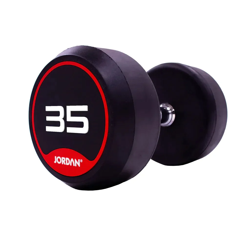 Jordan Fitness Classic Rubber Dumbbells