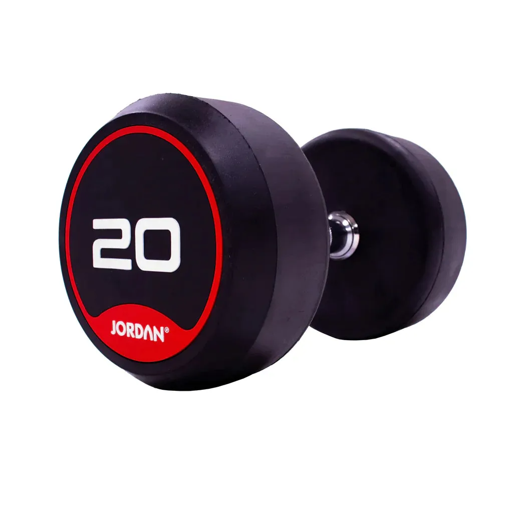 Jordan Fitness Classic Rubber Dumbbells