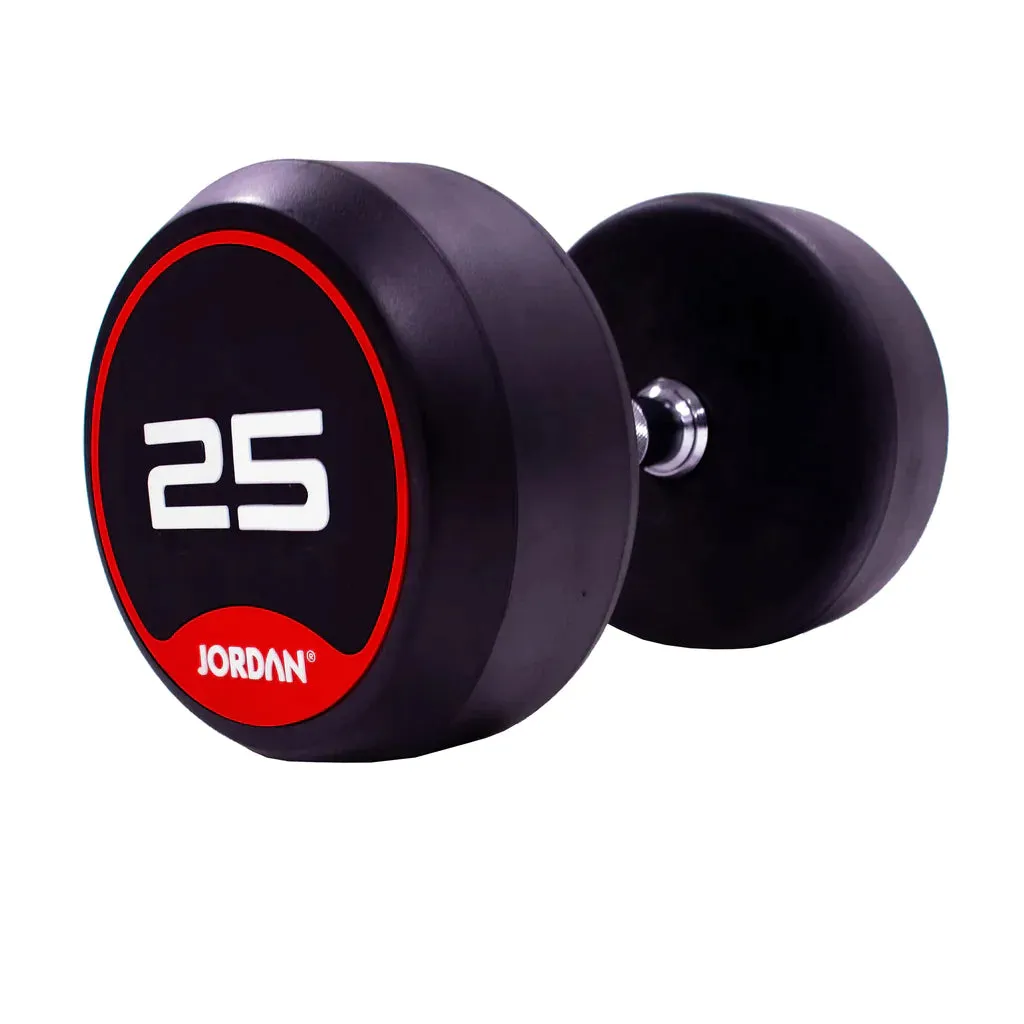 Jordan Fitness Classic Rubber Dumbbells