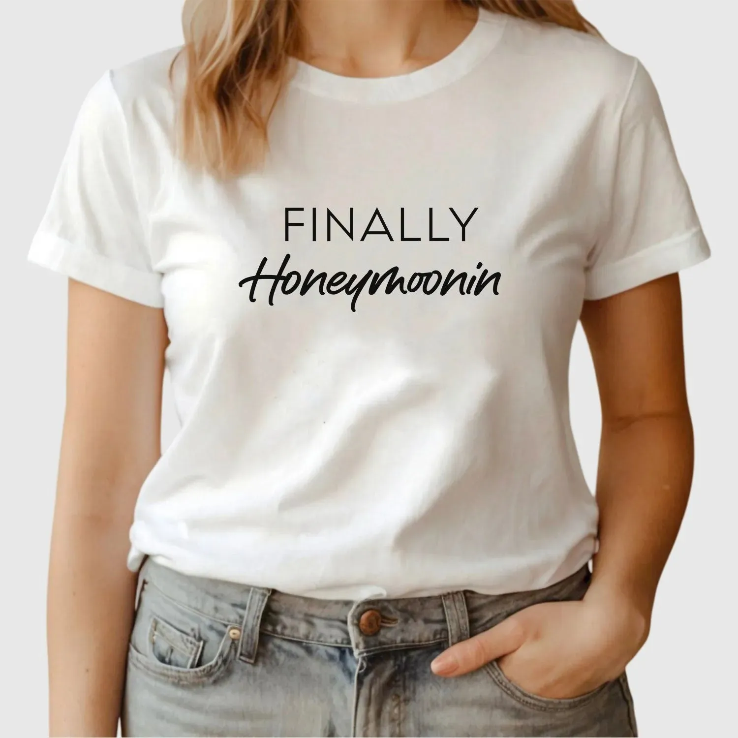 Just Wed Couples' Tees - Honeymoon Essentials - Matching Shirts