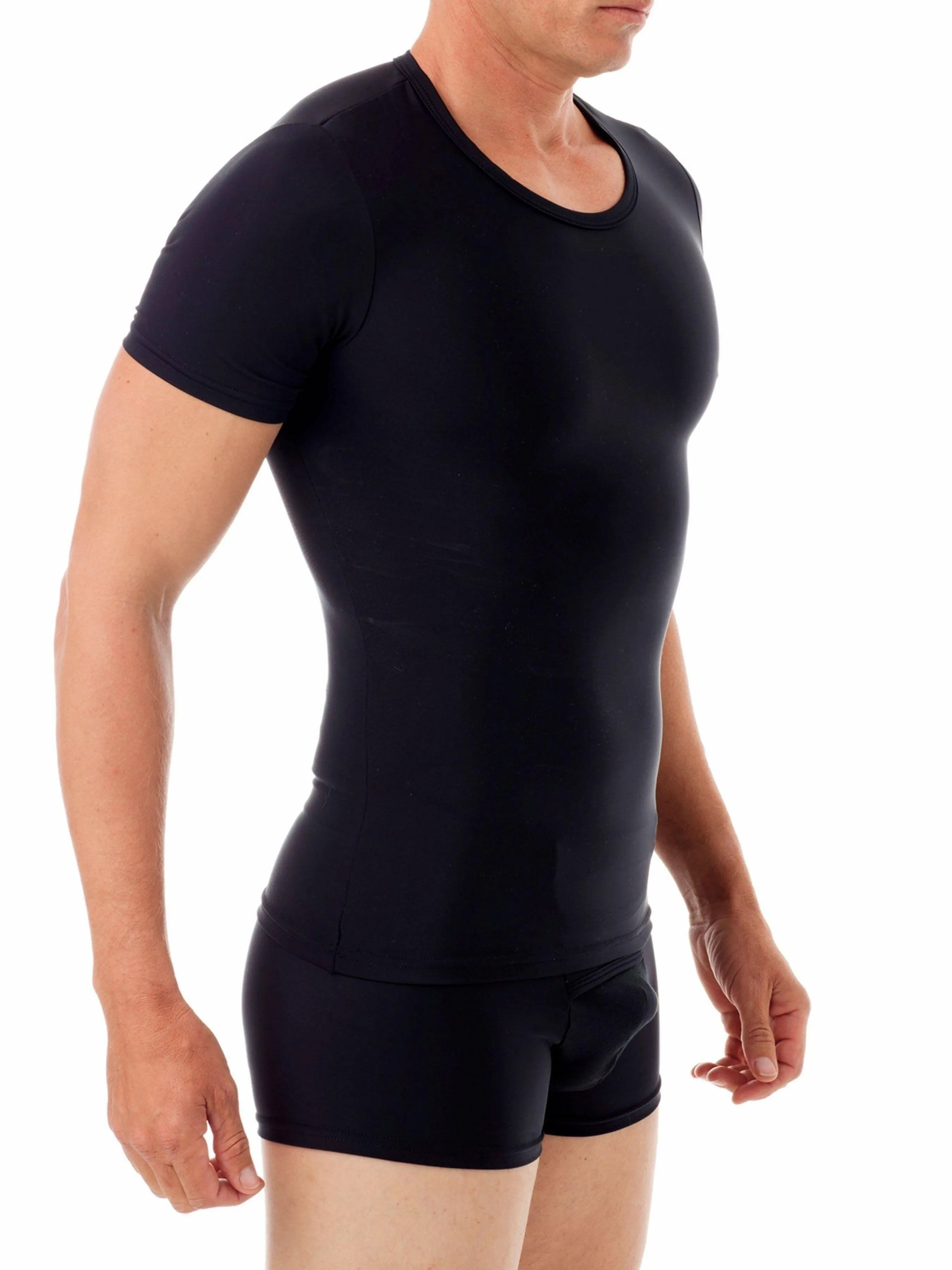 Light Compression Tee | C-neck