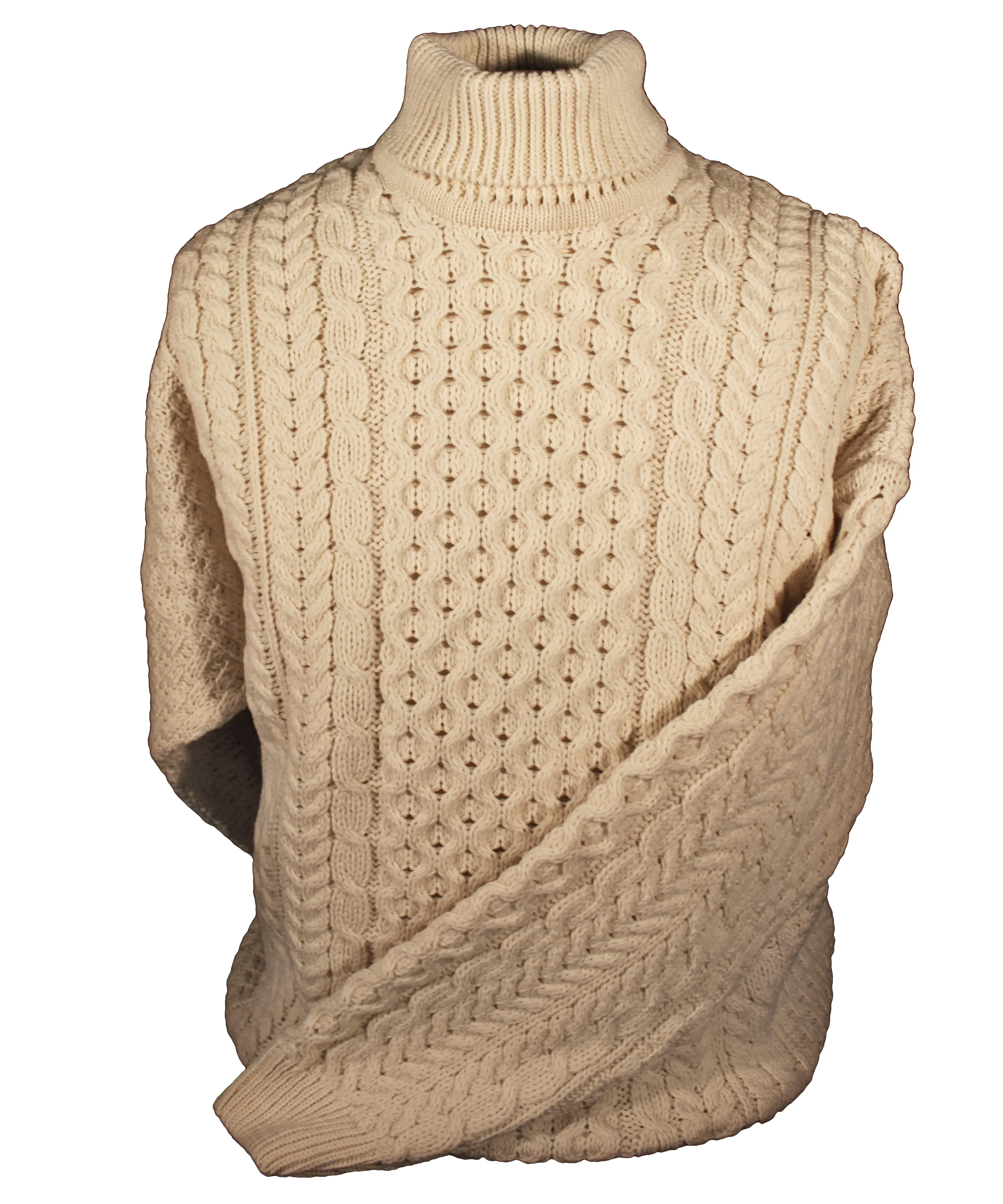 Merino Wool Turtleneck Sweater