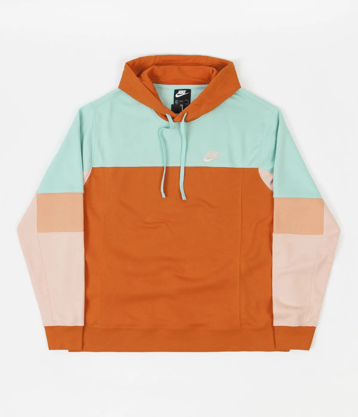 Nike French Terry Hoodie - Light Dew / Campfire Orange / Arctic Orange