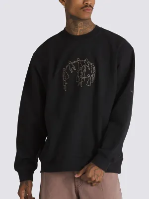 Skate Hold Hands Crewneck Sweatshirt