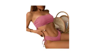 Strapless Split Bikini