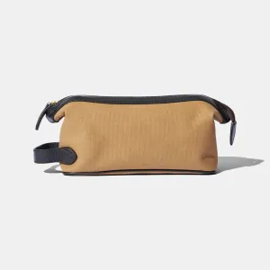 Wash Bag - Khaki Canvas by Baron